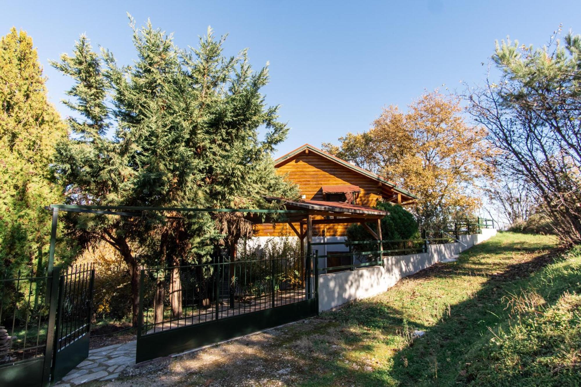 Zeus-Village Οικισμός Φινλανδικών Chalet Με Πισίνες & Γυμναστήριο Molos  Exteriér fotografie