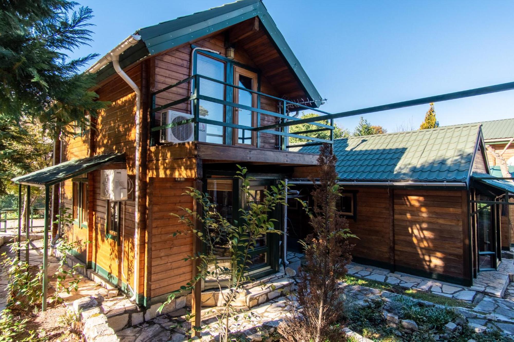 Zeus-Village Οικισμός Φινλανδικών Chalet Με Πισίνες & Γυμναστήριο Molos  Exteriér fotografie