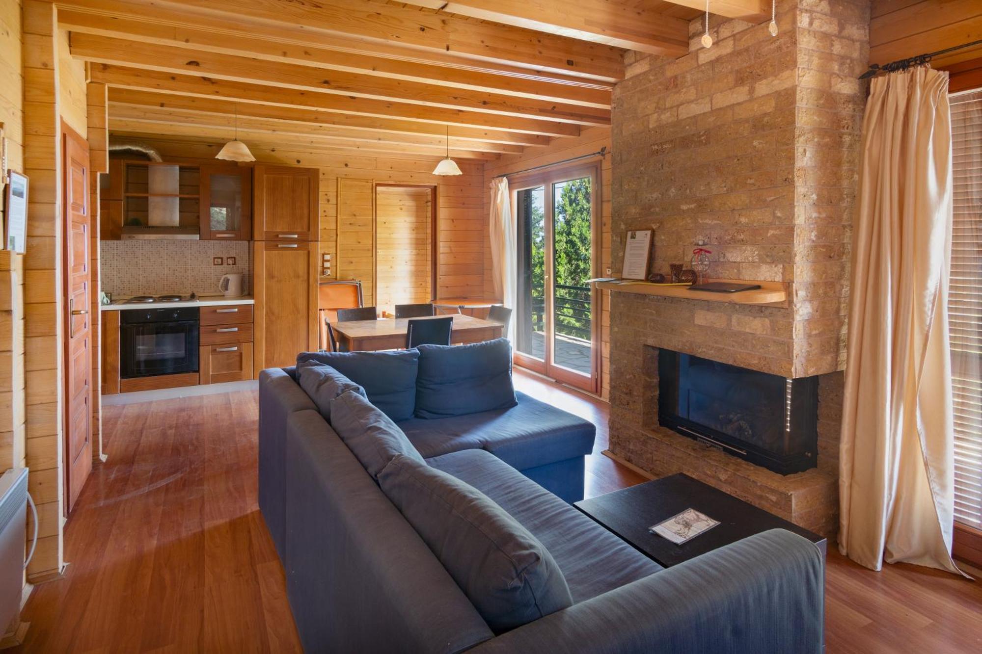 Zeus-Village Οικισμός Φινλανδικών Chalet Με Πισίνες & Γυμναστήριο Molos  Exteriér fotografie