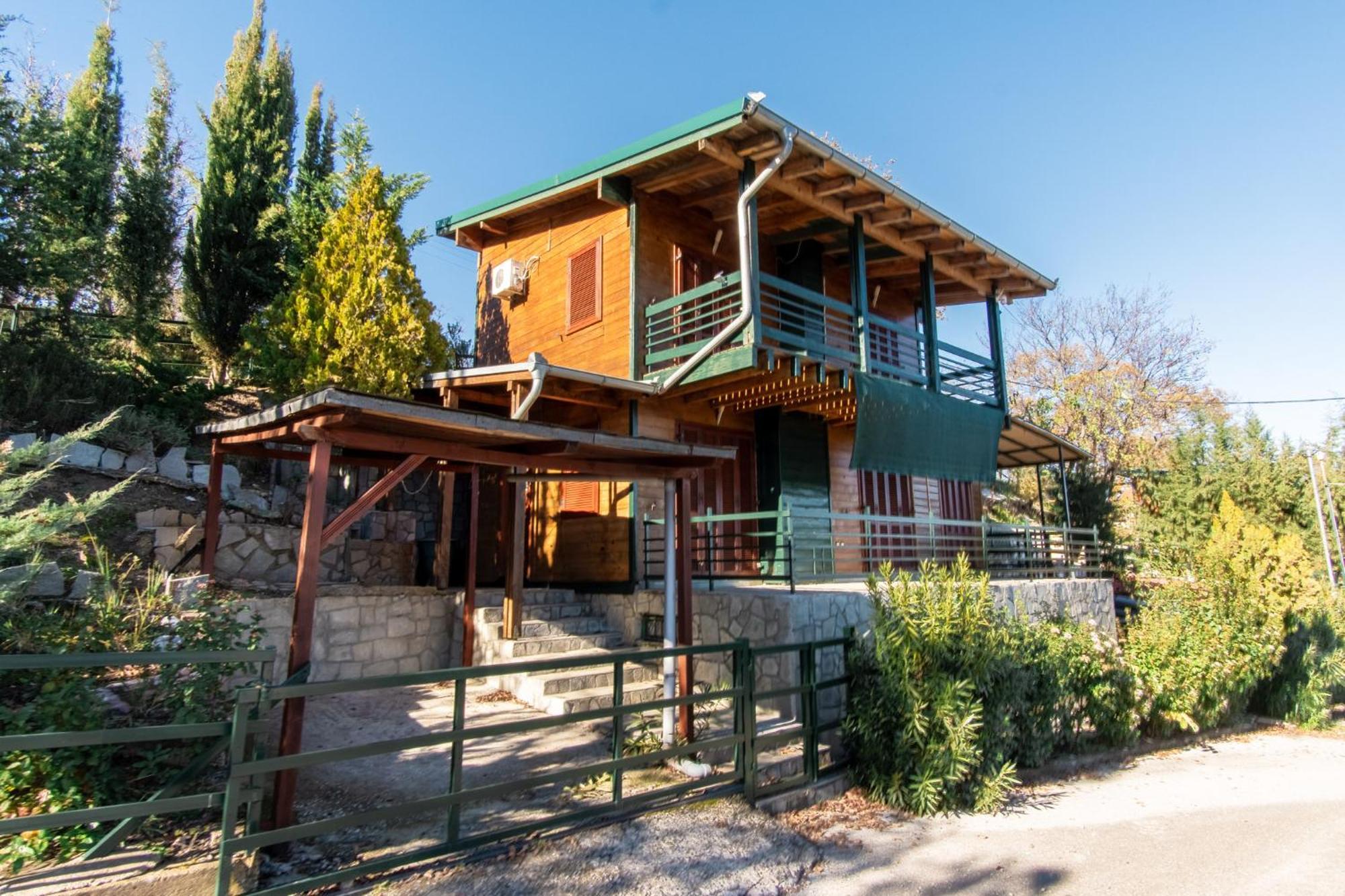 Zeus-Village Οικισμός Φινλανδικών Chalet Με Πισίνες & Γυμναστήριο Molos  Exteriér fotografie