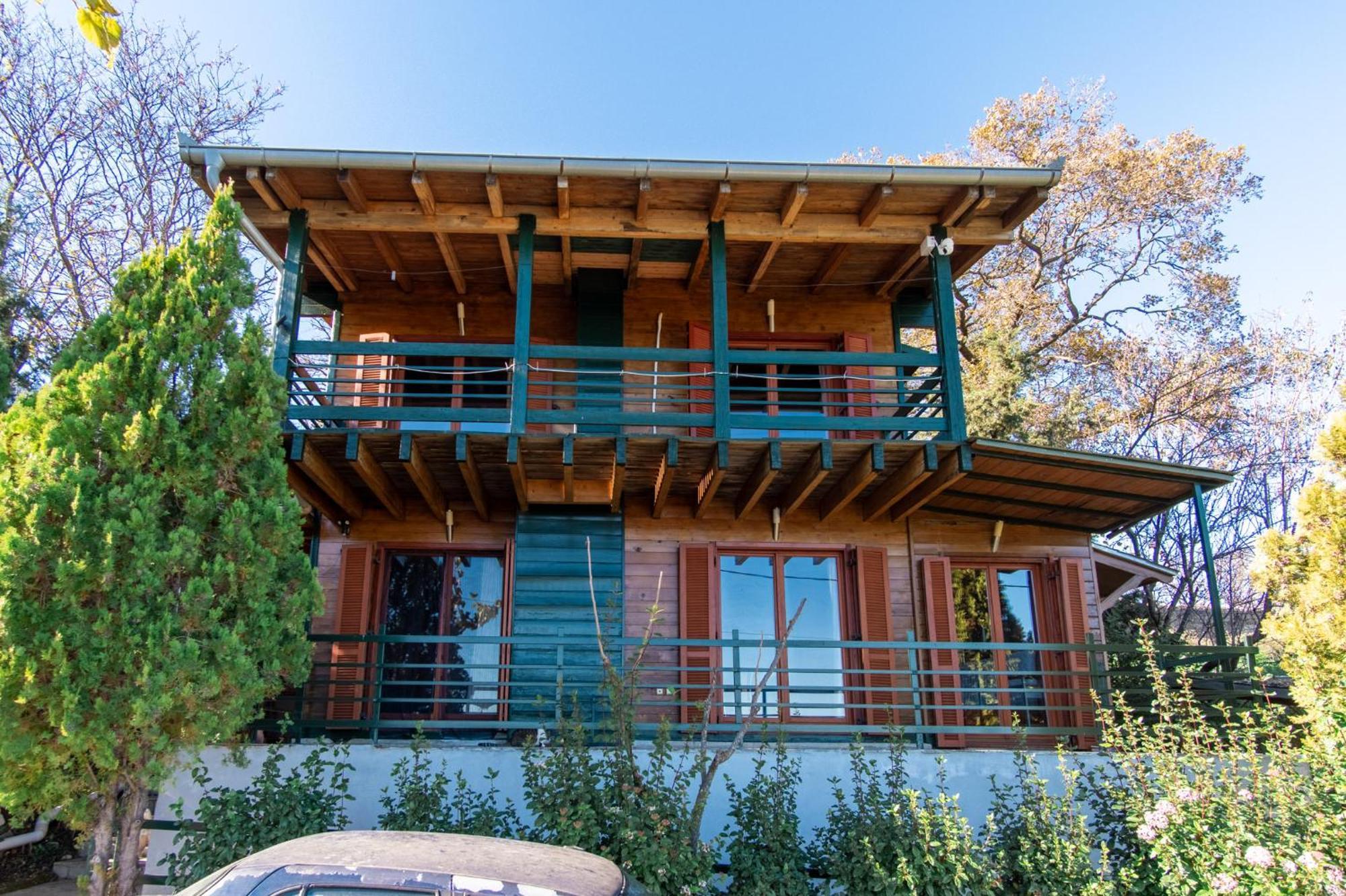 Zeus-Village Οικισμός Φινλανδικών Chalet Με Πισίνες & Γυμναστήριο Molos  Exteriér fotografie