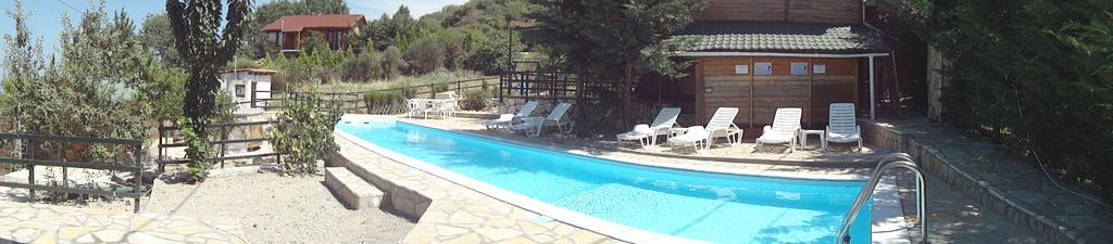 Zeus-Village Οικισμός Φινλανδικών Chalet Με Πισίνες & Γυμναστήριο Molos  Exteriér fotografie