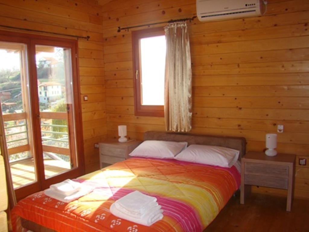 Zeus-Village Οικισμός Φινλανδικών Chalet Με Πισίνες & Γυμναστήριο Molos  Exteriér fotografie